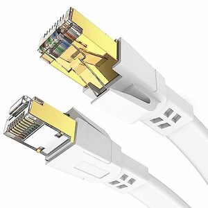 LANケーブル 3m Cat 8標準 - Soohut 有線ケーブル ランケーブル 3メートル 白 インターネット 高速 らんけーぶる