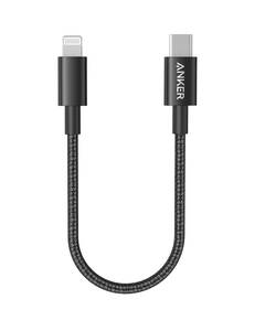 Anker 高耐久ナイロン USB-C & ライトニング ケーブル MFi認証 USB PD対応 iPhone 14 / 13 / 12 / SE(第3世代) 各種対応 (0.3m
