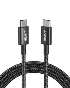 Anker 333 高耐久ナイロン USB-C & USB-C 2.0 100W ケーブル USB PD対応 MacBook Pro/Air iPad Pro iPad Air 4 Galaxy S21 Pixel LG 対応