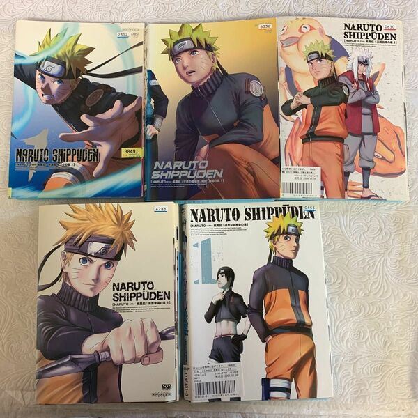 NARUTO ナルト 疾風伝 5作品　DVD　風影奪還の章/遥かなる再会の章/守護忍十二士の章/飛段・角都の章/三尾出現の章の章/