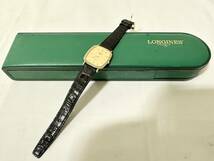 【AS 22513】1円スタート LONGINES ロンジン 金無垢 時計 18K 750刻印 ベゼルダイヤ 140 7381 総重量約24.5g 不動品 ケース劣化有 現状品_画像1