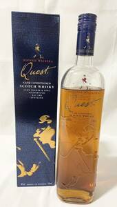 【AS 21784】1円スタート 未開栓 JOHNNIE WALKER QUEST ジョニーウォーカー クエスト 750ml 40％ ウィスキー お酒 古酒 箱付き 現状品