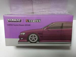 Tarmac Works 1/64 VERTEX トヨタ チェイサー JZX100 パープルメタリック T64G-007-PU