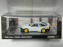 イノモデル 1/64 トヨタ AE86 スプリンタートレノ パンデム ホワイト IN64-AE86P-WHI_画像1