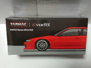 Tarmac Works 1/64 VERTEX 日産 シルビア S13 レッドメタリック T64G-025-RE