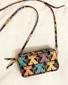 ミュウミュウ miumiu ネコ　ニャンコ　猫　ショルダー バッグ　ポーチ　セカンド　2個持ち　マドラス