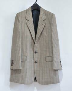 国内正規品 CELINE セリーヌ TOURNON JACKET チェック ジャケット 36 Y-325194 