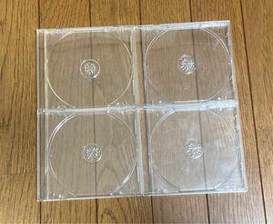 【厚め】CD/DVDケース 厚さ1cm 4枚セット