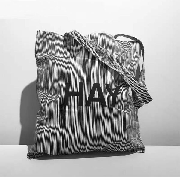 HAY　TOTE　ストライプ柄　ヘイ　トートバッグ エコバッグ　北欧