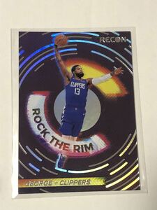 Paul George - 2020-21 NBA Recon - Rock The Rim Holo - Los Angeles Clippers - #5①