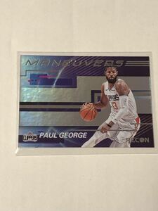 2020-21 Panini Recon Basketball #18 Paul George Maneuvers Los Angeles Clippers