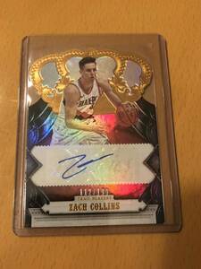 2017-18 ZACH COLLINS 112/199 Panini Crown Royale #CR-ZCL Rookie Auto Trail Blaze