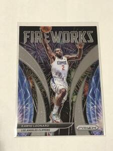 2021-22 Panini Prizm - Fireworks #7 Kawhi Leonard