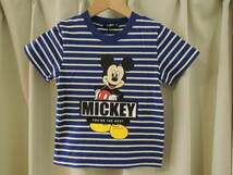 X-LARGE エクストララージ XLARGE Kids DISNEYコラボ ボーダー S/S TEE ネイビー 110サイズ キッズ 最新人気品 値下げ！送料込_画像1