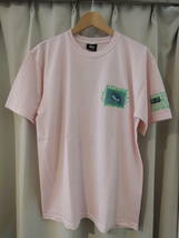 STUSSY ステューシー Stone Love Pigment Dyed Tee ピンク系 フォトモチーフ 公式HP 完売 最新 人気商品 送料込_画像1