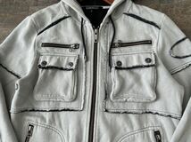 rare 00s japanese label 5351 y2k design docking hoodie jacket ifsixwasnine lgb goa sharespirit 14th addiction kmrii hyde archive_画像4