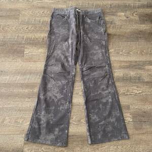 rare 00s japanese label y2k design weathered coating flare pants ifsixwasnine lgb goa 14thaddiction tornadomart obelisk archive