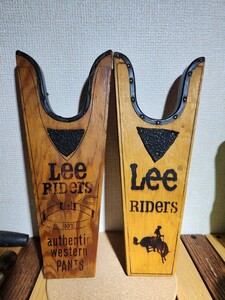  ヴィンテージ LEE RIDERS リーライダース 木製 ブーツジャック / ウエスタン 古着 60s70s