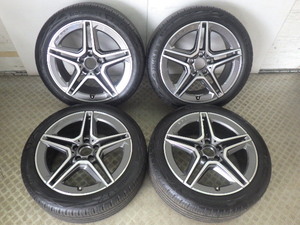 美品 中古 3DA-118312M ベンツCLA C118 CLA200d AMGライン アルミホイール 18インチ A1774011500 タイヤ コンチネンタル 225/45R18 即決