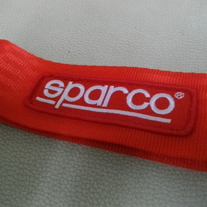 SPARCO スパルコ  ロゴ入り牽引ベルト ロープ フック レッド ドリ車・走行会など送料込みの画像2