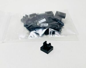 【新品未使用】レゴ　LEGO　タイル　クリップ　1x1 ブラック　黒　24個　１×１