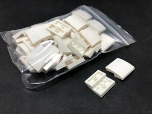 【新品未使用】レゴ　LEGO　カーブスロープ　2x2 ホワイト　白　50個　２×２