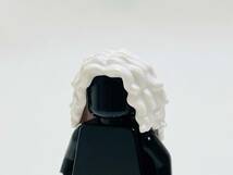 【新品未使用】レゴ　LEGO　ミニフィグ　ヘアー　ヘア　ロング　ウェーブ　ホワイト_画像1