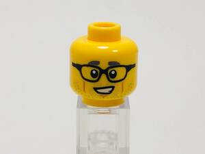 [ новый товар не использовался ] Lego LEGO Mini fig head голова 59 очки очки нет ...hige