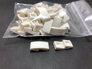 【新品未使用】レゴ　LEGO　カーブスロープ　カーブ　スロープ　1x2 ホワイト　白　50個　１×２