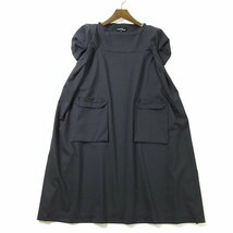 r6a030605★美品 2021ss tricot COMME des GARCONS コムデギャルソントリコ 変形ワンピース M_画像1