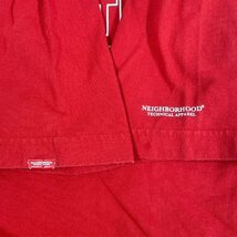 NEIGHBORHOOD ネイバーフッド ロゴプリント Tシャツ 半袖 赤 サイズ S 正規品 / B5032_画像5