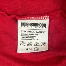 NEIGHBORHOOD ネイバーフッド ロゴプリント Tシャツ 半袖 赤 サイズ S 正規品 / B5032_画像8