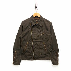 RRL ダブルアールエル ラルフローレン ダブル ライダース ナイロンジャケット ブラウン サイズ S 正規品 / 31947