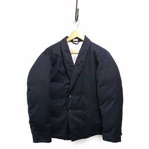 SEEALL シーオール KAWAD DOWN DOUBLE BREAST JACKET ダウンジャケット ネイビー サイズ3 正規品 / 30623