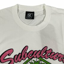 Subculture サブカルチャー 23SS 品番SCST-S2310 Tシャツ 半袖 ホワイト サイズ1 正規品 / 33760_画像4