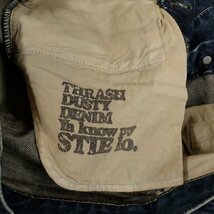 HYSTERIC GLAMOUR ヒステリックグラマー 0204AP10 野口 強 REAL WRINKLE CLASH 加工 スタッズ デニムパンツ サイズ28 正規品 / 33878_画像7