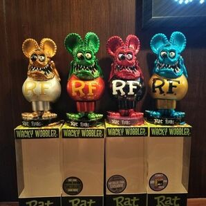 【ラットフィンク　ボビングヘッド メタリックカラー4体セット】FUNKO　送料無料　rat fink