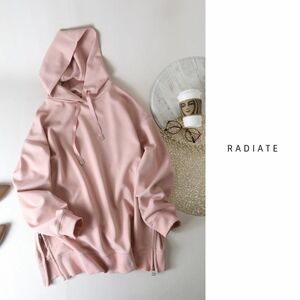 ラディエイト RADIATE☆洗える サイドジップ オーバーサイズ フーディートップス 38サイズ SCOT CLUB☆A-O 1815