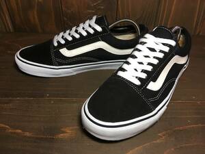 ★VANS バンズ 国内企画 OLD SKOOL オールドスクール Ultra Cush 黒×白 26.0ｃm 極美品 Used 検 SK8 スリッポン スタイル36