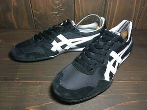 ★Onitsuka Tiger オニツカタイガー SERRANO セラーノ 黒×白 25.0cm 美品 Used 検 アシックス カリフォルニア エクスカリバー OCランナー