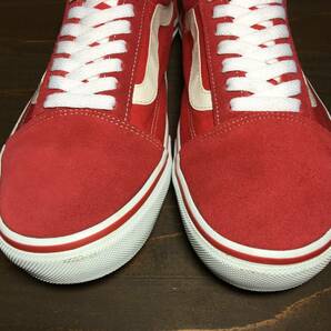 ★VANS バンズ 国内企画 OLD SKOOL オールドスクール Ultra Cush 赤×白 27.0ｃm 美品 Used 検 SK8 スリッポン ハーフキャブ スタイル36の画像4