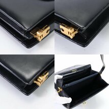 1円■MORABITO モラビト プリンセス■レザー 2WAY ショルダーバッグ 肩掛け トート ハンド 本革 ブラック 黒 婦人 レディース EHM L3-1_画像9