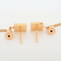 1円■極美品■フェンディ■フォーエバー ピアス × イヤーカフ FF ロゴ ゴールド チェーン 両耳 アクセサリー レディース EEM S20-8_画像4