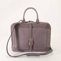 ■美品 カミーユ フォルネ CAMILLE FOURNET クロコダイル レザー 2WAY 書類鞄 ショルダー ビジネス トート 通勤 A4 メンズ BBB 0621-1E6_画像1