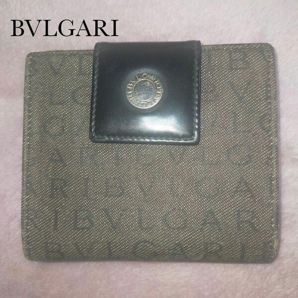 BVLGARI 二つ折り財布 財布 ブルガリ ロゴマニア メンズ レディース ユニセックス