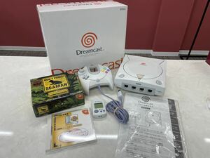 【ジャンク】SEGA セガ Dreamcast ドリームキャスト HKT-3000 ソフト　セット　SEAMAN シーマン　ドリームパスポート2 