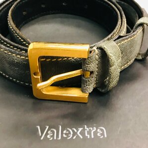 Valextra 象革ベルト エレファントレザー ゴールド金具 115cm qoo.YRE01の画像1