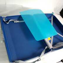 中古268　サムソナイト　Lサイズ　スーツケース　キャリーケース　ブルー　ポリプロピレン製_画像10