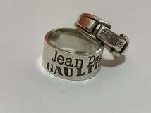 103◆GAULTIER　Jean Paul　ジャンポールゴルチエ　リング　指輪　SILVER　925　JPG　2点セット　サイズおそらく18号　写真追加あり◆G_画像3