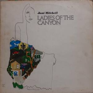 高音質 英REPRISE準オリジLP TANラベルWなし Joni Mitchell / Ladies Of The Canyon 1970年 RSLP 6376 Big Yellow Taxi ジョニ・ミッチェル